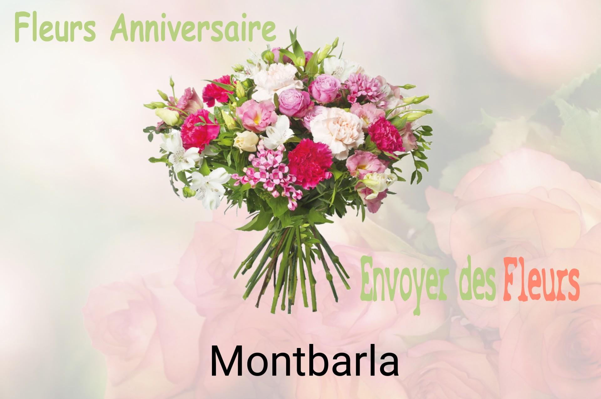 Bouquet de fleurs d’anniversaire livré à Montbarla