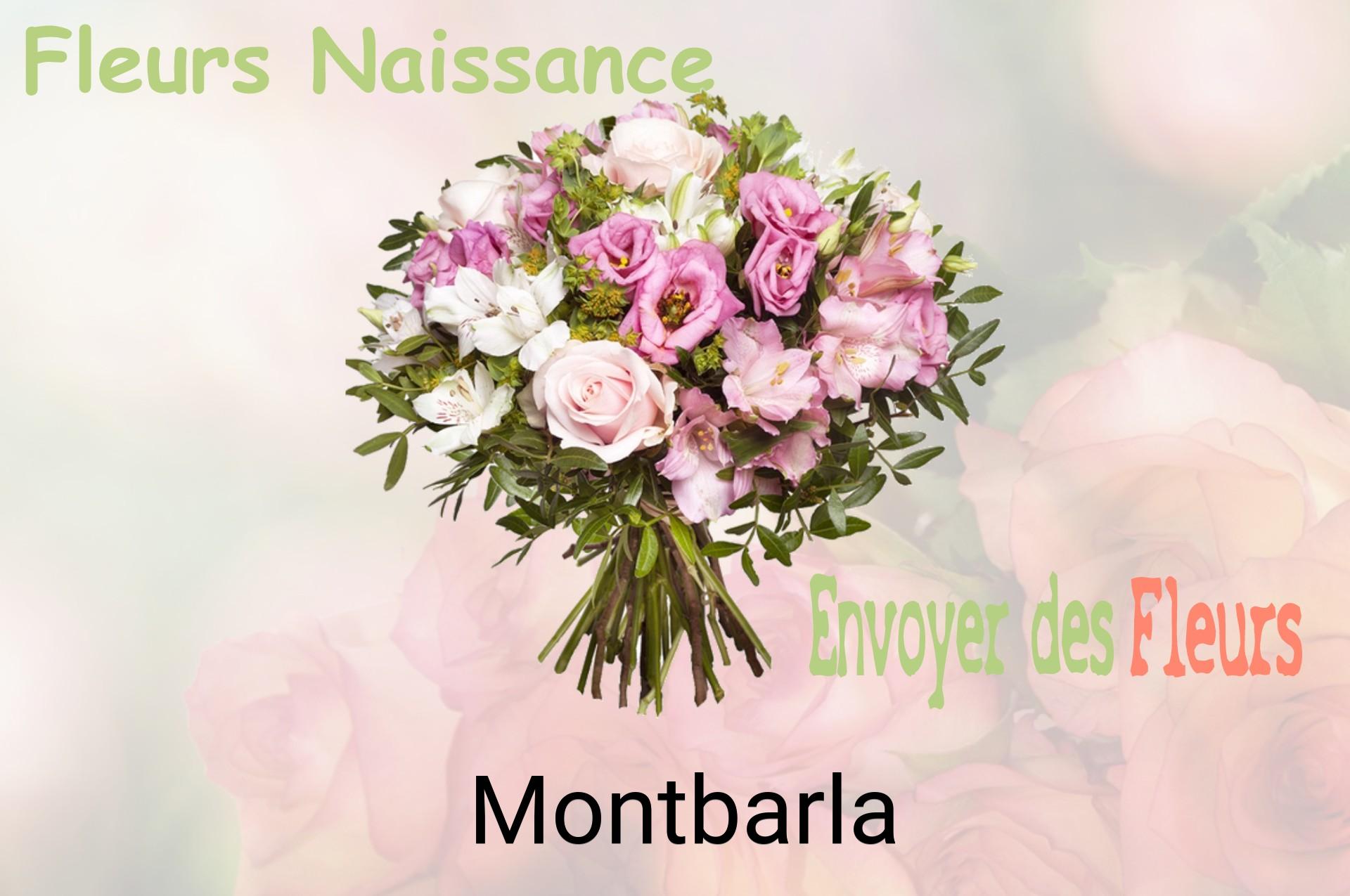 Bouquet de fleurs de naissance livré à Montbarla